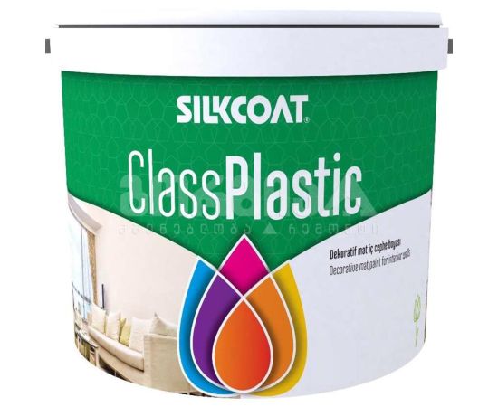 ინტერიერის წყლოვანი საღებავი Class Plastic 0,75 ლტ თეთრი