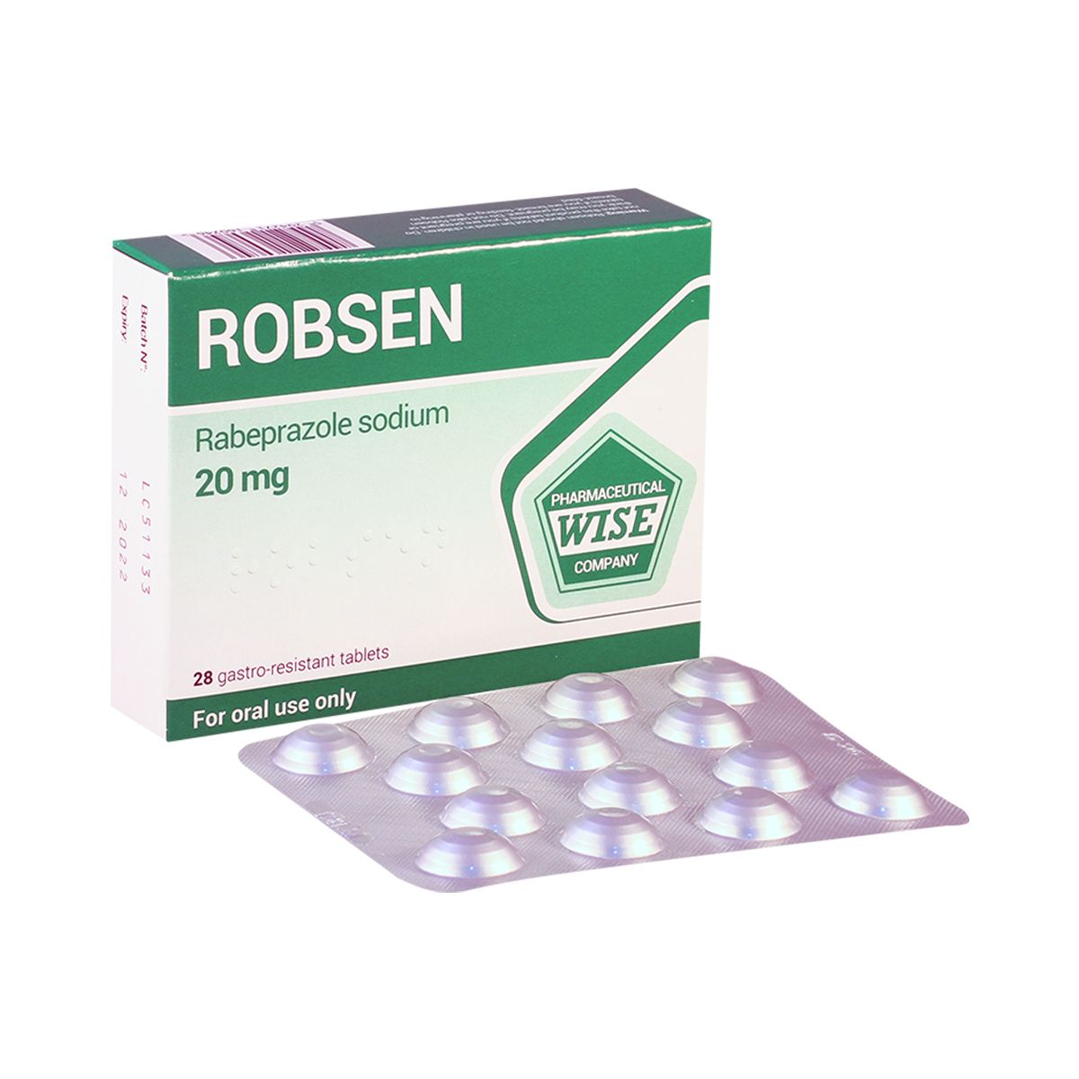 Robsen - რობსენი 20მგ 28 ტაბლეტი 