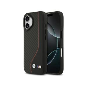 BMW HC M Magsafe PU Carbon Line  Logo Iphone 17 BMHMP17S25PCCSCKR Red