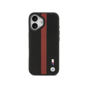 BMW HC M Magsafe PU Perforated Stripe Logo Iphone 17 BMHMP17S25PCPSKR Red