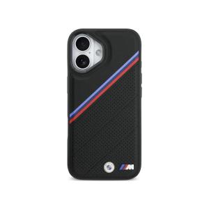 BMW HC M Magsafe PU Tricolor Metal Logo Iphone 17 BMHMP17S25PCSPEK Black