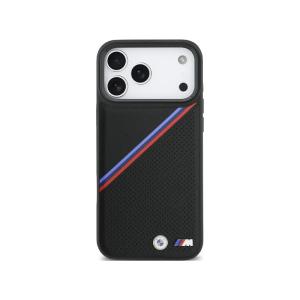 BMW HC M Magsafe PU Tricolor Metal Logo Iphone 17 Pro Max BMHMP17X25PCSPEK Black