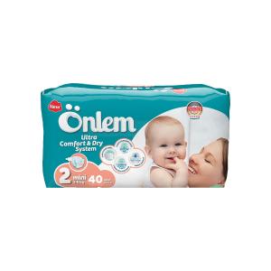 საფენი ბავშვის 3-6 კგ 40 ცალი 2587 ონლემი - Onlem