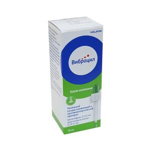 ვიბროცილი წვეთები - Vibrocil Drops ცხვირის 15მლ