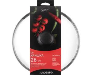 მინის თავსახური სახელურით Ardesto 26 სმ