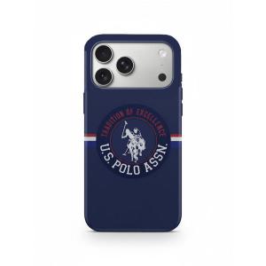 USPA HC Magsafe Iml Round Logo Tricolor Stripes Iphone 17 Pro Max USHMP17XUPAV Navy