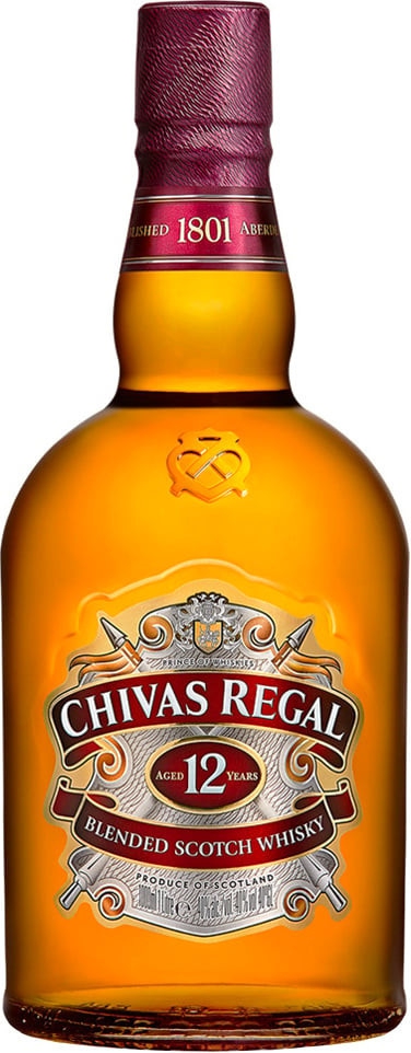 Chivas Regal, შერეული სკოჩი, 12-წლიანი, 1 ლ.