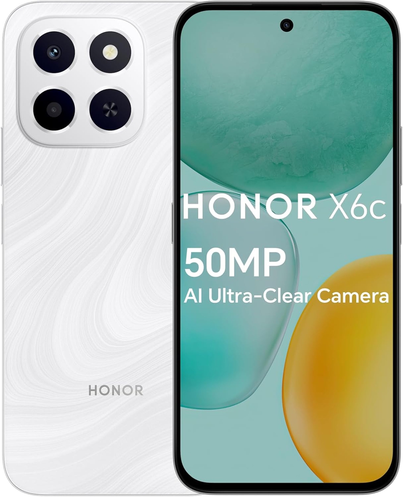 Honor X6c 6 GB 256 GB Moonlight White