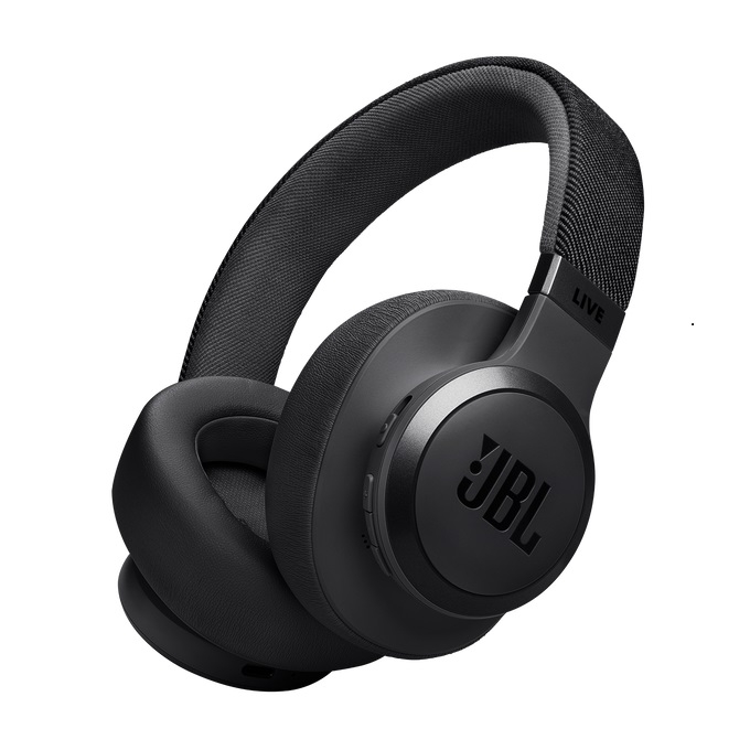 JBL Live 770NC True Adaptive Noise Cancelling Wireless Over-Ear Headphones Black