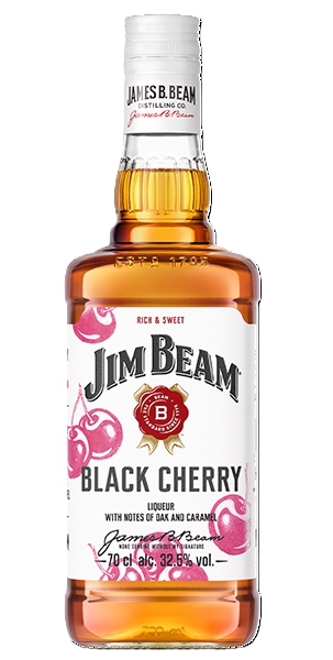 Jim Beam, შავი ალუბალი, ბურბონი, 700 მლ.