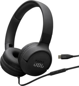 JBL Tune 520С Wired On-Ear Headphones Black
