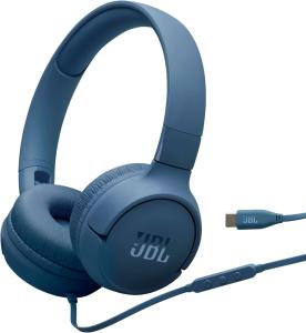 JBL Tune 520С Wired On-Ear Headphones Blue