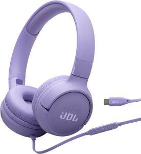 JBL Tune 520С Wired On-Ear Headphones Purple