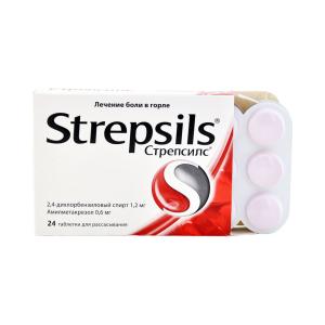 Strepsils - სტრეპსილსი 24 საწუწნი ტაბლეტი