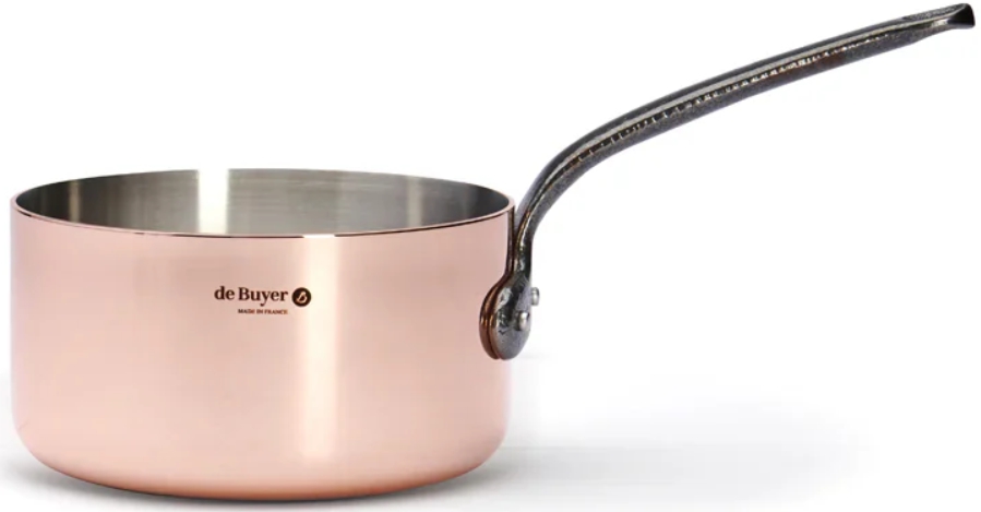 De Buyer, სპილენძის სასოუსე ქვაბი, 1.8 ლ