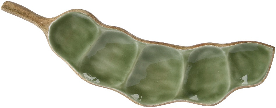 Decoris, Blooming Season, ხის სერვირების თეფში, Beans, 50 სმ