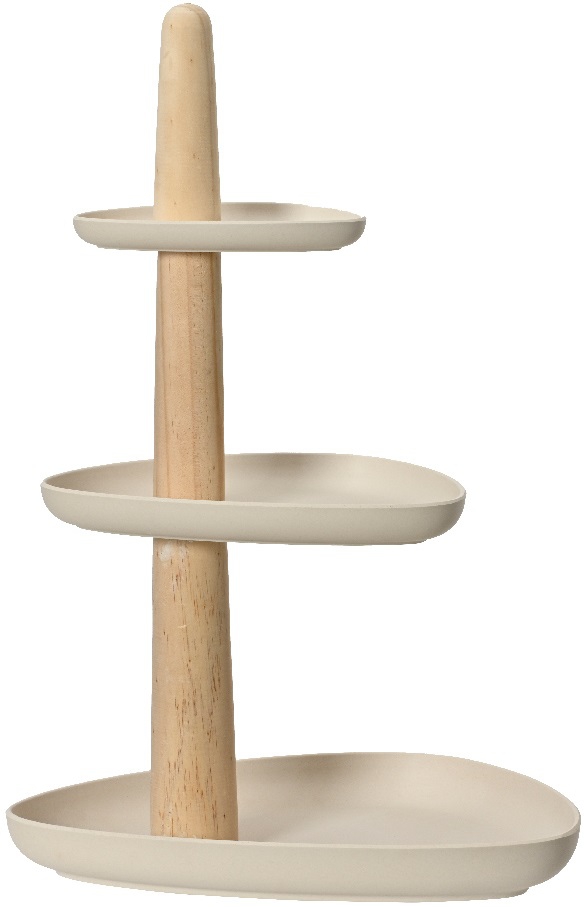 Decoris, Timeless Elegance, სერვირების სამდონიანი ლანგარი, 30 სმ