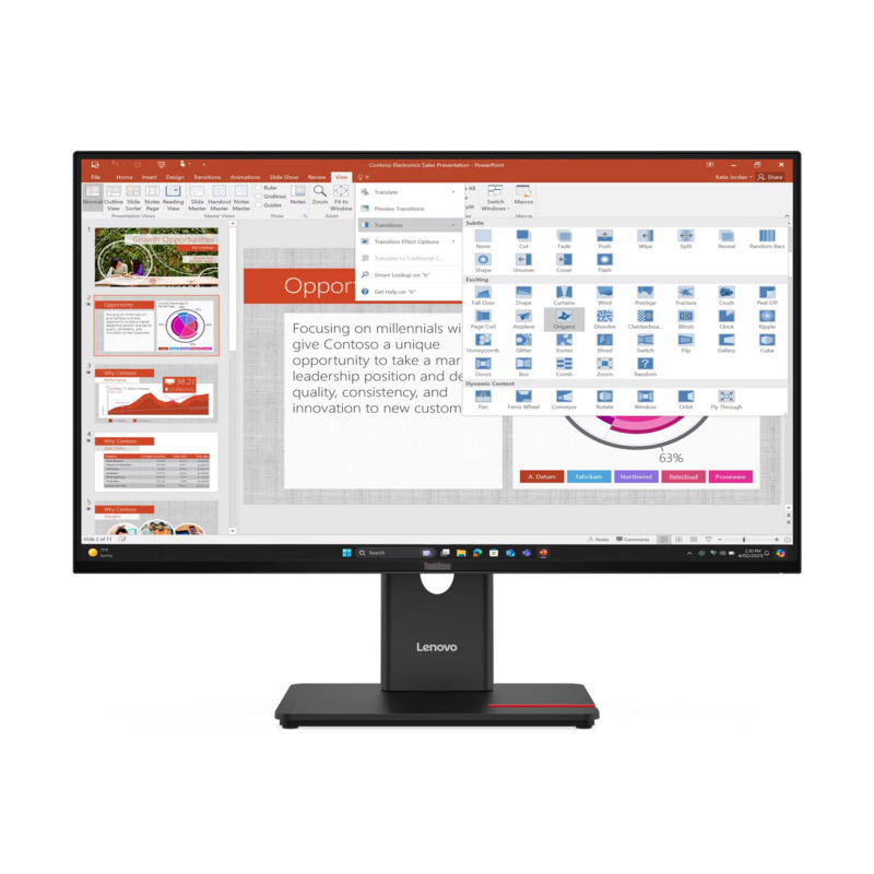 Lenovo ThinkVision T27-40 75 Hz IPS Monitor