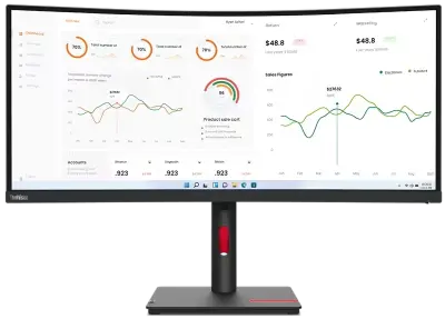 Lenovo ThinkVision T34w-30 (63D4GAT1EU) 60 Hz VA Monitor