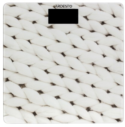 სასწორი Ardesto SCB-965KNIT Bathroom Scale White