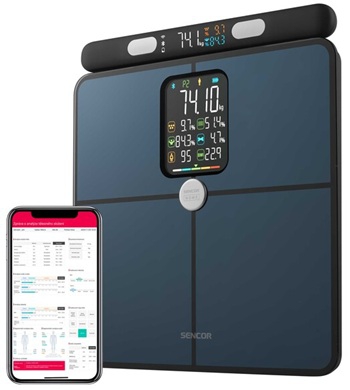 სასწორი Sencor SBS 9102BK Smart Scale Blue