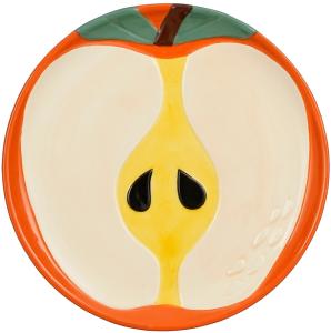 Mica Decorations, Blooming Season, დესერტის თეფში ვაშლის ფორმით, Ø21 სმ