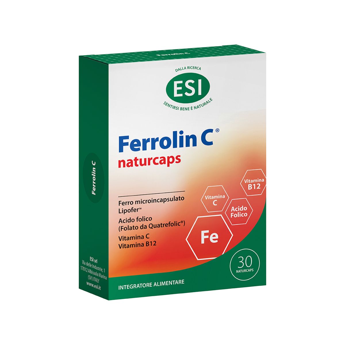 ფეროლინ C - Ferolin C ნატურკაფსი 30 კაფსულა