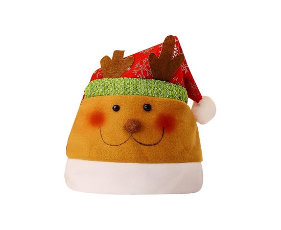 საახალწლო ქუდი ირემი M-04 36*28სმ