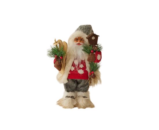 სანტა წითელი პულოვერით 30სმ SCD59-30