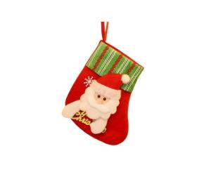 საახალწლო დეკორაცია წინდა სანტა 17*13სმ W-01