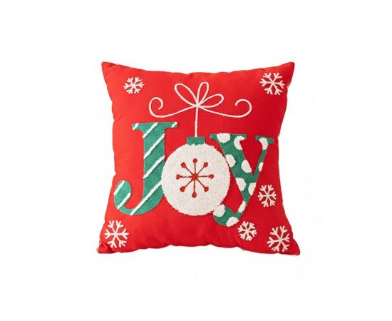 საახალწლო დეკორაცია ბალიში JOY (წიTელი) C25TJ011-5