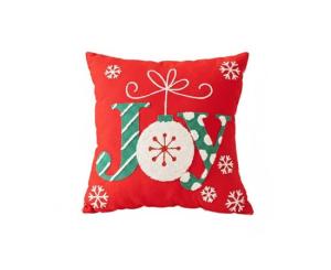 საახალწლო დეკორაცია ბალიში JOY (წიTელი) C25TJ011-5