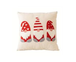 საახალწლო დეკორაცია ბალიში გნომები (თეთრი) C25TJ011-8