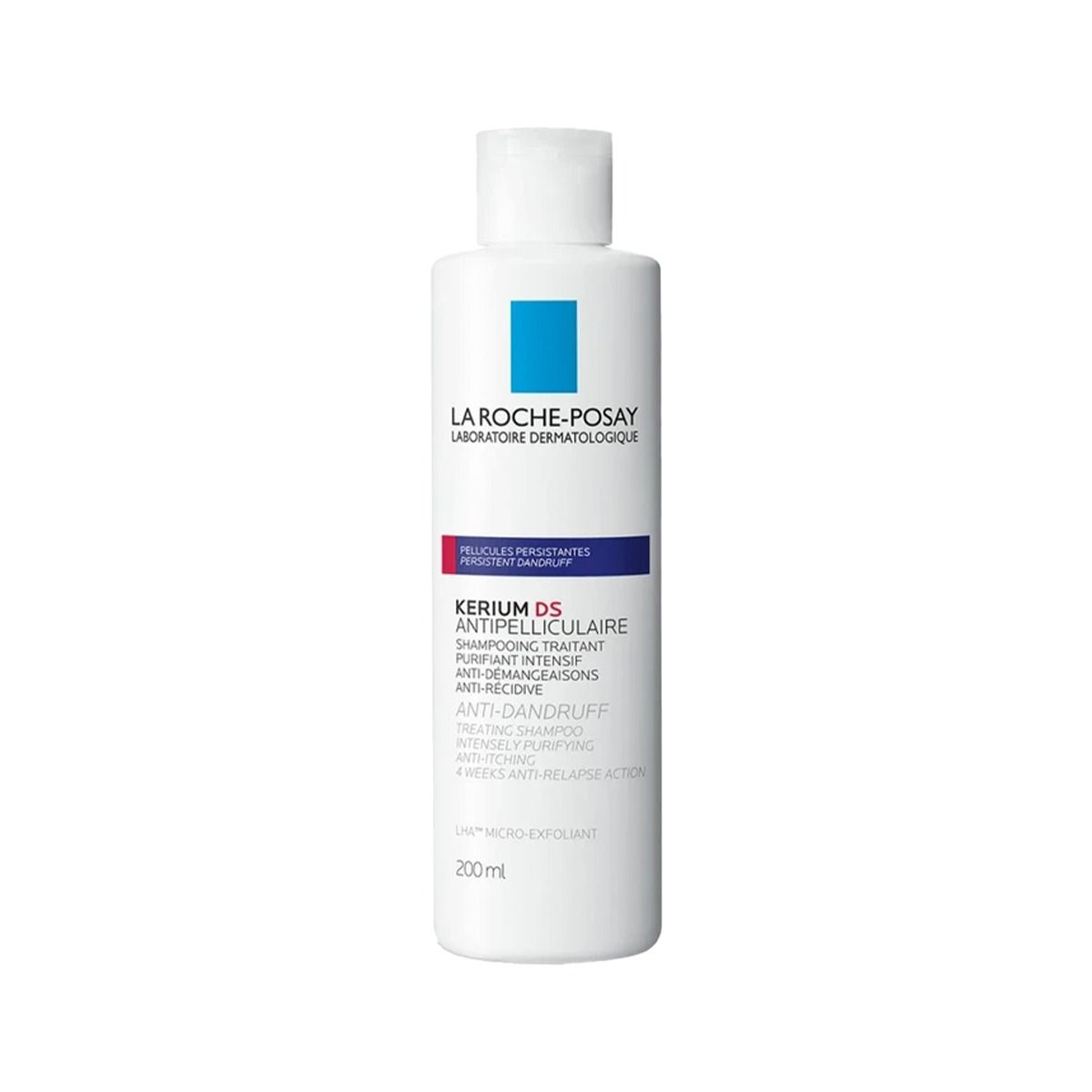 ქერტლის საწინააღმდეგო შამპუნი Kerium DS 200 მლ 1184 ლა როშ-პოზე - La Roche-Posay