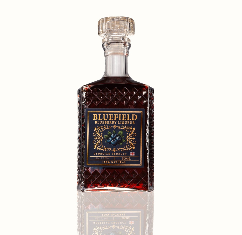 Bluefield, მოცვის ლიქიორი, სასაჩუქრე, 500 მლ.