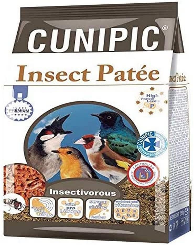 Cunipic, 250 გრ, მშრალი საკვები მწერიჭამია ფრინველებისთვის