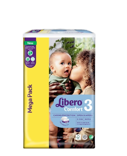 Libero ბავშვის საფენი Comfort 3 ზომა 84 ც