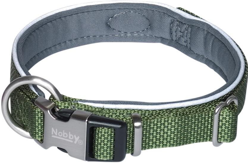 Nobby, ძაღლის საყელო, მწვანე, L - XL