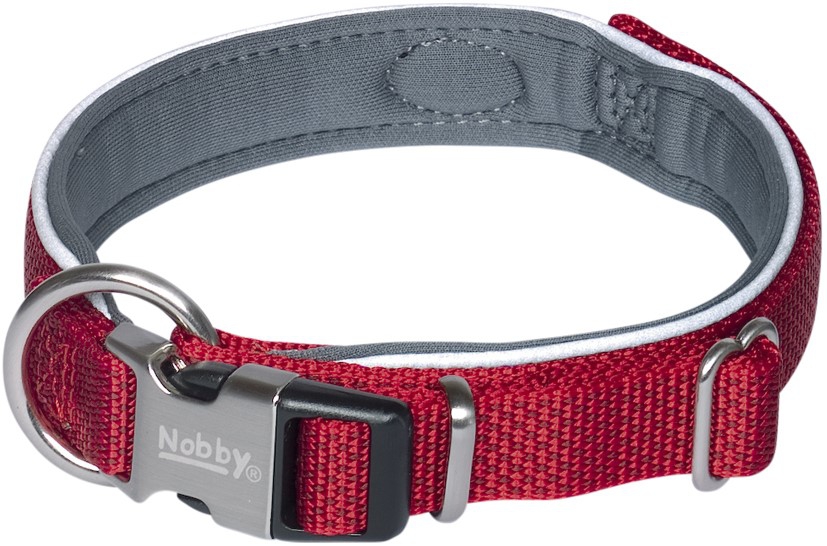 Nobby, ძაღლის საყელო, წითელი, L - XL