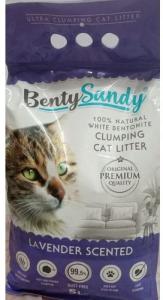 Benty Sandy, კატის ქვიშა ლავანდის არომატით, 5 ლ