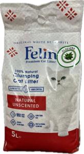Felin, კატის ქვიშა ალოეს არომატით, 5 ლ