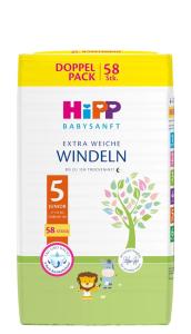 Hipp ბავშვის საფენი Junior 5 ზომა 58 ცალი