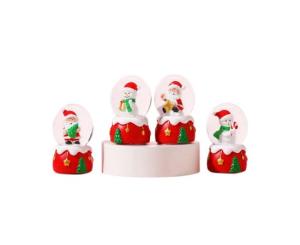 საახალწლო დეკორაცია კრისტალის ბურთი განათებით 8F201