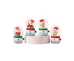 საახალწლო დეკორაცია კრისტალის ბურთი განათებით 8F204