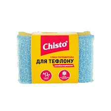 Chisto, ტეფლონის ზედაპირების საწმენდი ღრუბელი, 2 ც.