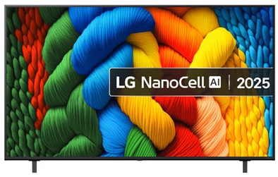 LG 65NANO80A6B.AMCN 65'' TV Black
