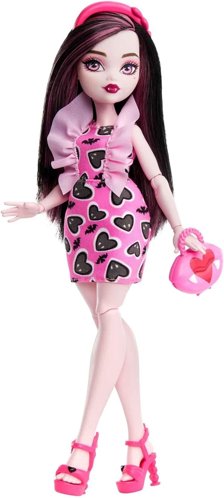 Mattel, Monster High, თოჯინა, Monster High, Draculaura, 32 სმ