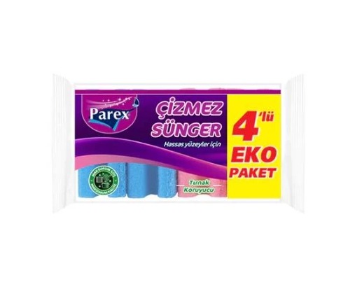 Parex, საწმენდი ღრუბელი, ფრჩხილების დამცავი, 4 ც.