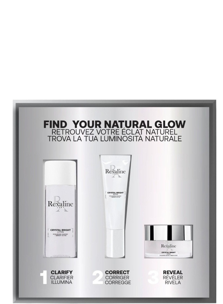 Rexaline Crystal Bright Glow Maker სახის მოვლის ნაკრები