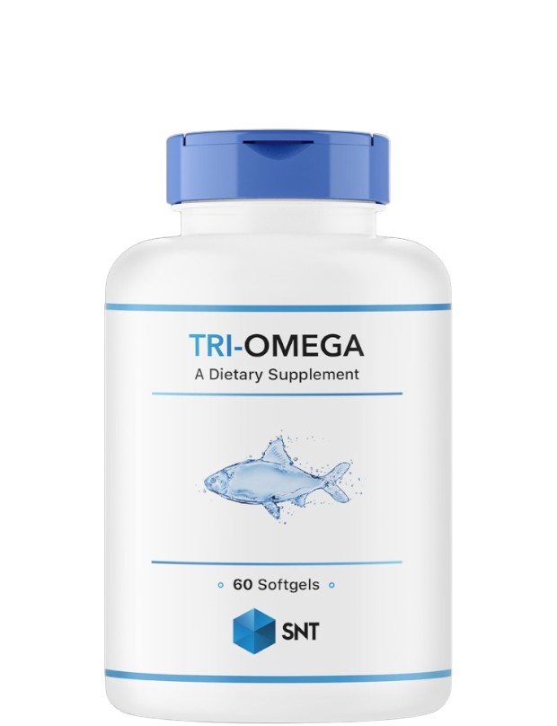 SNT Tri-omega Fish Oil 1000 მგ, 60 კაფსულა